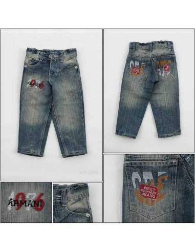 Celana Panjang Jeans Anak Cowok 7/8 Squalo 4-10