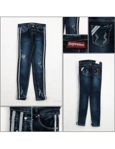 Celana Panjang Jeans Cewek Biru tua Onet 28-30