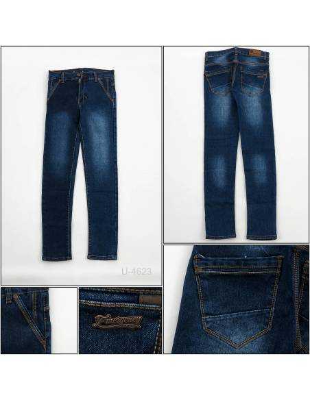 Celana Panjang Jeans Slim Fit Cowok Stretch Emergency 33-36