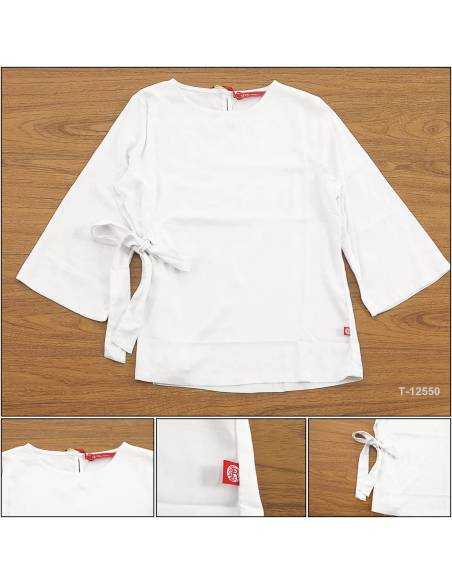 Atasan Blus Cewek Lengan 3/4 Red Up M-2XL
