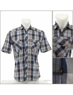 Kemeja Cowok Regular Lengan Pendek Top Ten XL