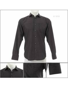 Kemeja Formal Slim Fit Cowok Lengan Panjang Cardinal M