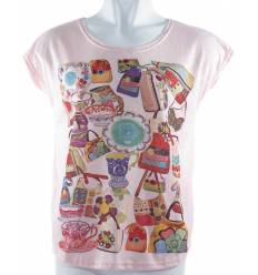 Atasan Cewek Kaos+Cardigan Satine All Size