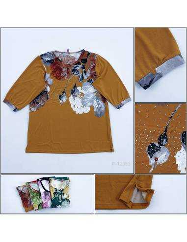 Kaos Korea/Blus Cewek Lengan Pendek Captain All...