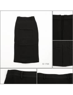 Rok Span Panjang/Long Skirt Hitam Anabela S-XXL