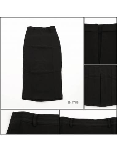 Rok Span Panjang/Long Skirt Hitam Anabela S-XXL