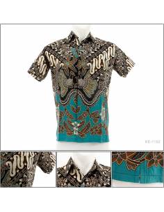 Kemeja Batik Cowok Regular Lengan Pendek Kyne M-2XL