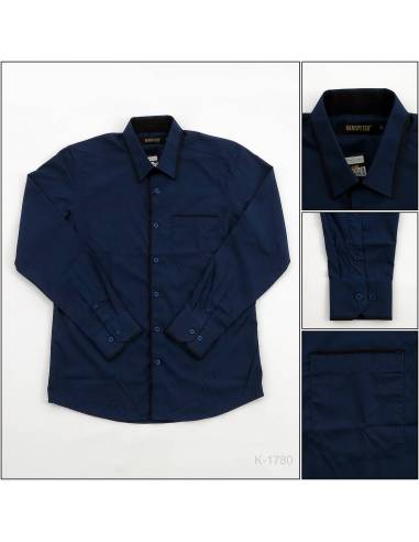 Kemeja Formal Cowok Regular Lengan Panjang...