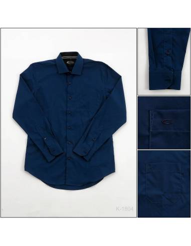 Kemeja Formal Cowok  Slim Fit Lengan Panjang...