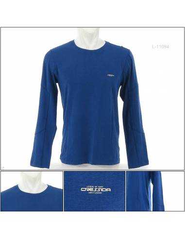 Kaos Oblong Cowok Regular Lengan Panjang...