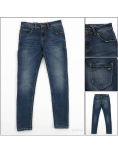 Celana Jeans Panjang Cewek Biru Tua Tripel 27-32