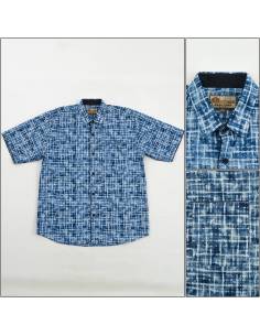 Kemeja Cowok Reguler Lengan Pendek John F Gee 2XL-3XL