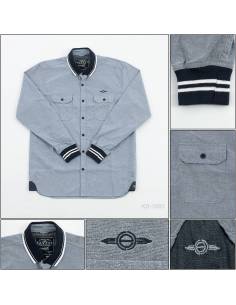 Kemeja Cowok Lengan Panjang Elviti M-XL