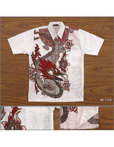 Kemeja Batik Cowok Regular Lengan Pendek Kyne M-XL