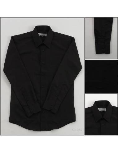 Kemeja Formal Slim Fit Cowok Lengan Panjang...