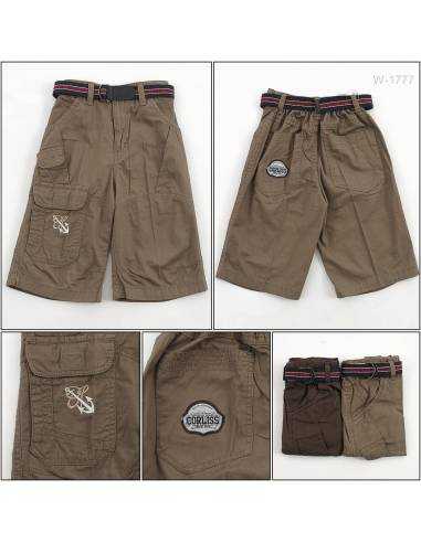 Celana Pendek Katun Anak Cowok Kolor Corliss 0-2