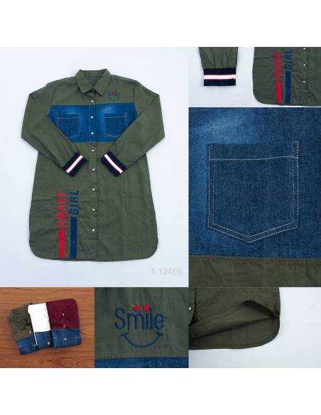 Atasan Tunik Cewek Lengan Panjang Nathaniah All size