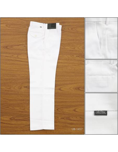 Celana Formal Cowok Panjang Putih Cardinal 40-44