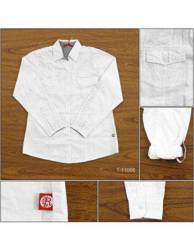 Kemeja Cewek Lengan Panjang Red up 2XL-3XL