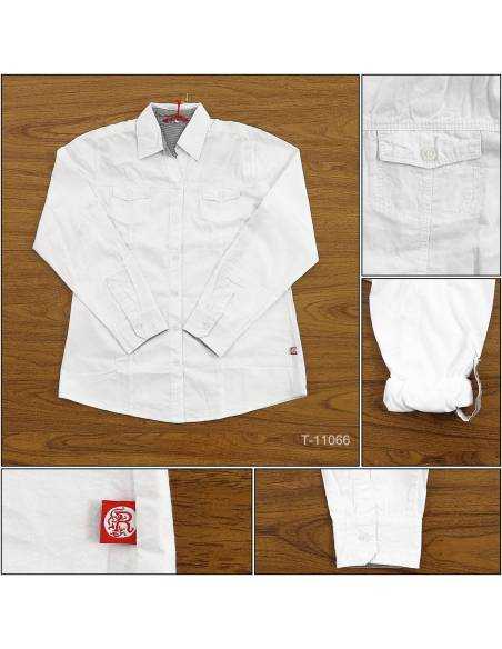 Kemeja Cewek Lengan Panjang Red up 2XL-3XL