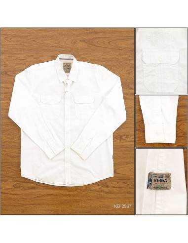 Kemeja Cowok Lengan Panjang Emba M-L