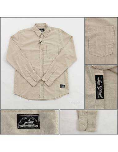 Kemeja Cowok Lengan Panjang Lea M-XL