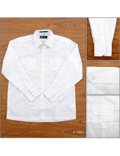 Kemeja Formal Cowok Regular Lengan Panjang Putih Cardinal...