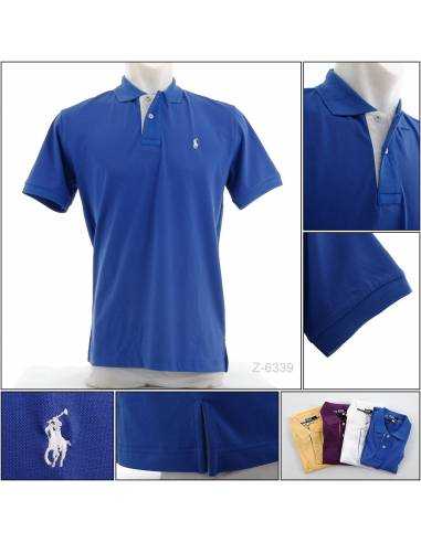 Kaos Kerah Cowok Polos Lengan Pendek Polo...