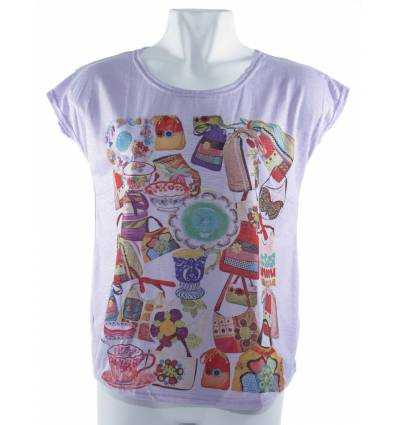 Atasan Cewek Kaos+Cardigan Satine All Size