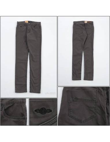 Celana Panjang Cotton Cowok Coklat tua Elviti...