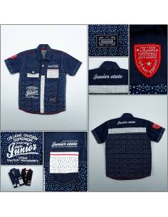 Kemeja Anak Cowok Lengan Pendek Stingray 6-8