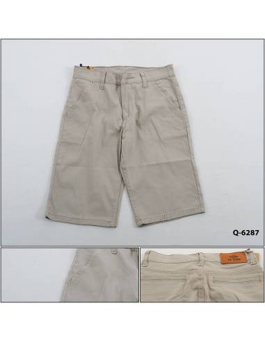 Celana Pendek Katun Cowok Coklat Muda YM Jeans...