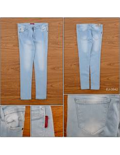 Celana Panjang Jeans Cewek Stretch Biru Muda Emergency 32-33