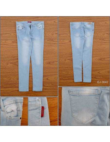 Celana Panjang Jeans Cewek Stretch Biru Muda Emergency 32-33