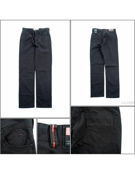 Celana Cotton Panjang Cowok Abu Tua Gargo 40-44