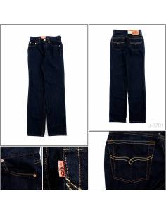Celana Jeans Panjang Cowok Biru tua Lea 29-36