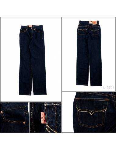 Celana Jeans Panjang Cowok Biru tua Lea 29-36
