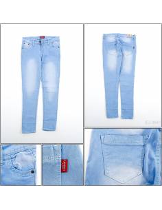 Celana Jeans Panjang Cewek Stretch Biru muda Emergency 31-34