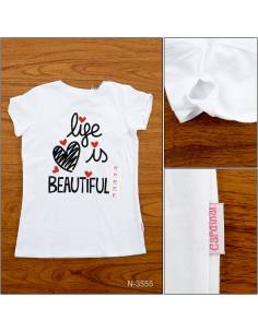 T-shirt/Atasan Anak Cewek Lengan Pendek Cardinal 12-14