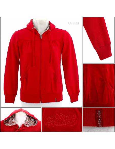 Jaket Jumper Hoodie Cewek Mistiten M-XL