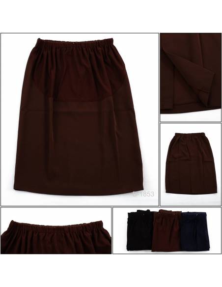Rok Hamil Pendek/Short Skirt Channel L-3XL