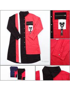 Atasan Tunik Cewek Lengan Panjang Nathaniah All Size