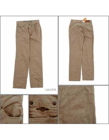 Celana Panjang Katun Slim Fit Cowok Strech...