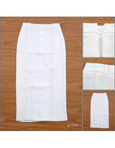 Rok Span Panjang/Long Skirt Putih Anabela S-2XL
