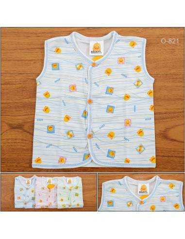 Baju Bayi Tanpa Lengan PiyoPiyo M-L