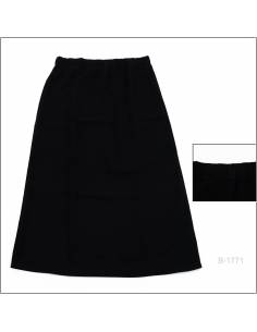 Rok Span Panjang/Long Skirt Hitam Anabela M-2XL