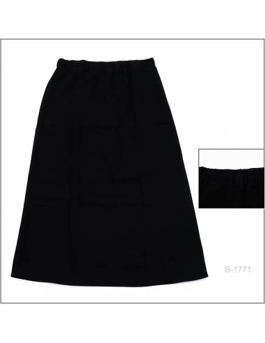 Rok Span Panjang/Long Skirt Hitam Anabela M-2XL