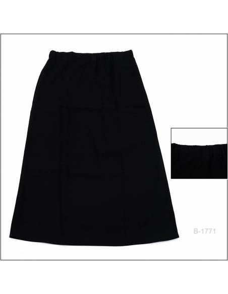 Rok Span Panjang/Long Skirt Hitam Anabela M-2XL