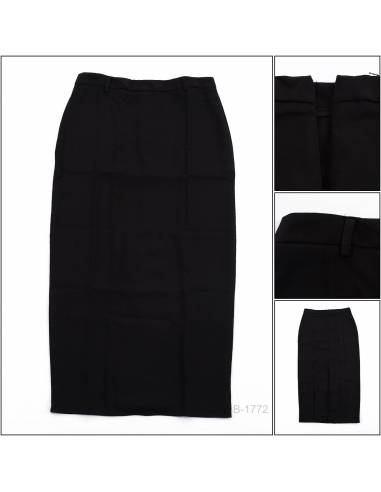 Rok Span Panjang/Long Skirt Hitam Anabela 3XL-4XL