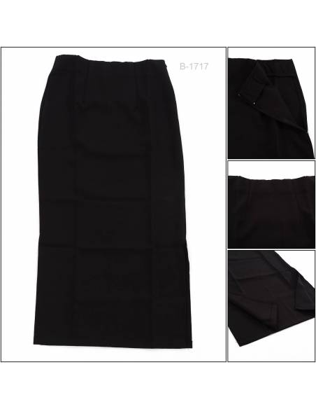 Rok Span Panjang/Long Skirt Hitam Peter M-L